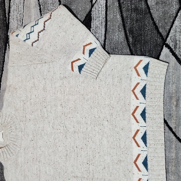 VANILLA BAY SPECKLED AZTEC DESIGN COUNTY WARM & COZY SWEATER - Picture 5 of 13